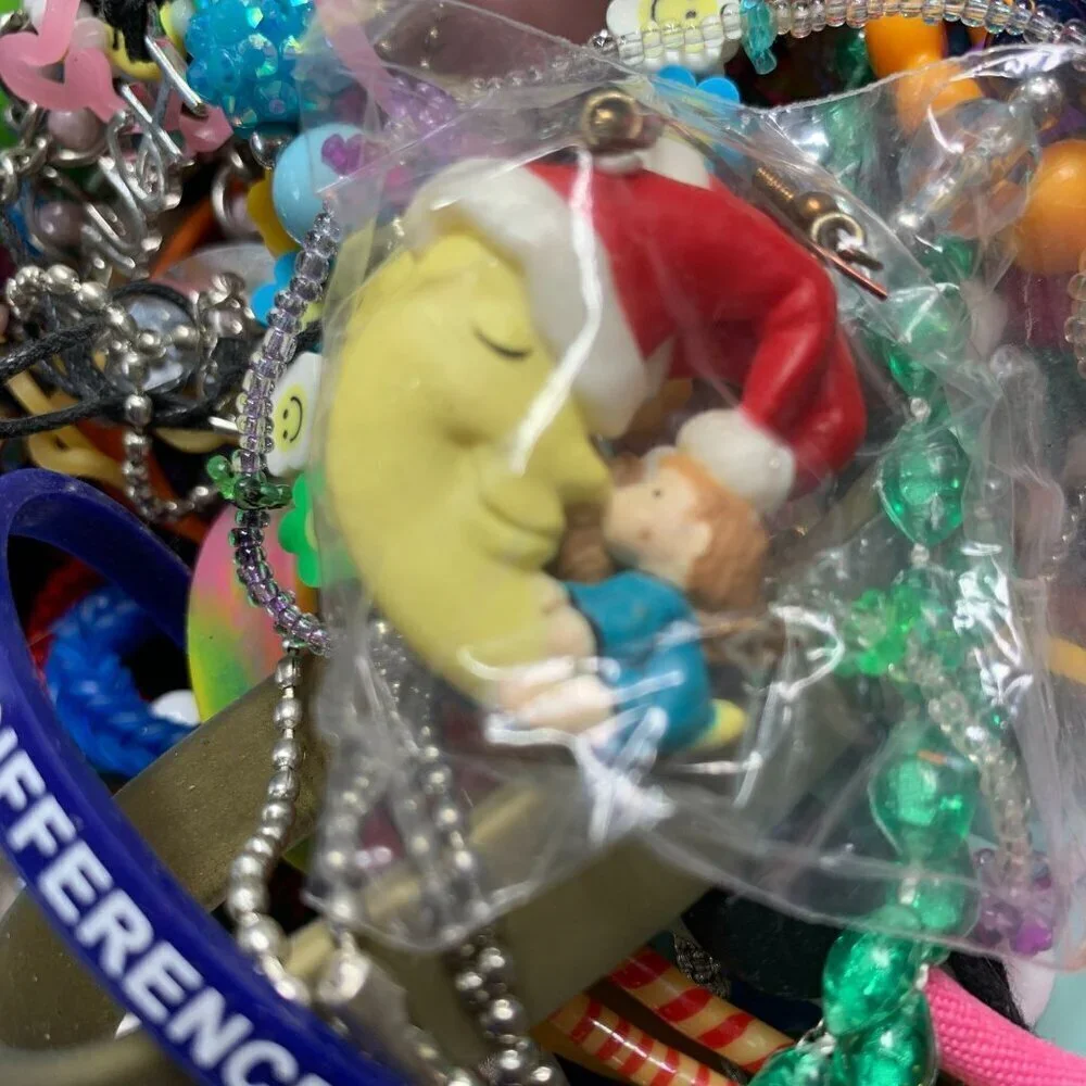 2 LB Bulk Lot of Kidcore Children’s Jewelry – Fun, Rainbow Colorful, & Playful!